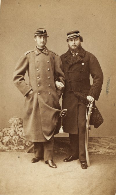 The Prince of Wales and Crown Prince Frederick of Denmark by Charles Bergamasco